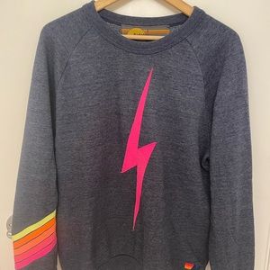 Aviator Nation Bolt Stitch 5 Crew Sweatshirt